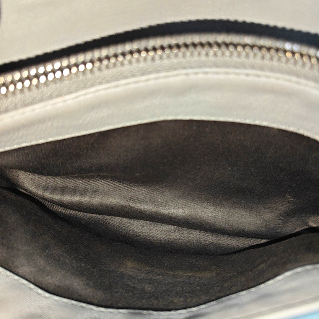 Crystal Quilted Lambskin Blue
