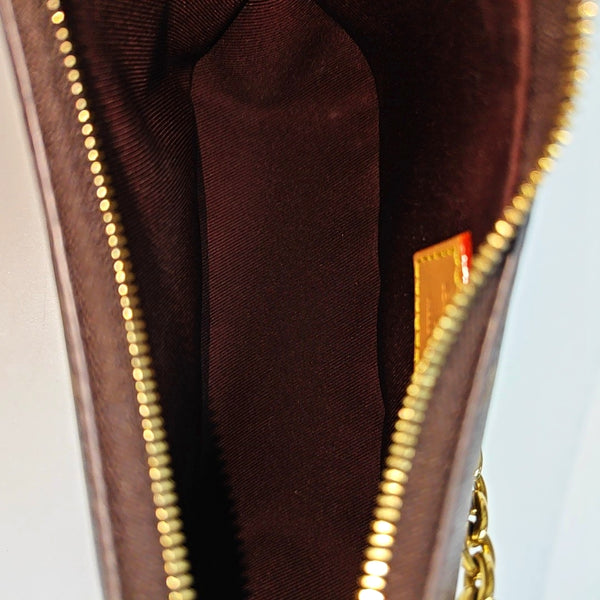 BOULOGNE Nano Monogram Coated Canvas Brown