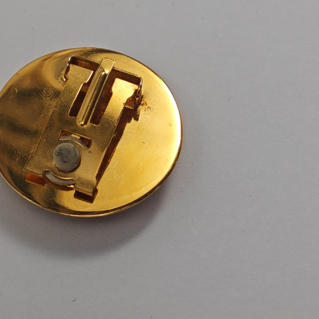 Metal Gold Clip On Earrings