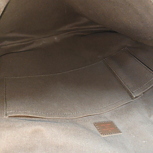 BROOKLYN MM Damier Ebene Coated Canvas Brown