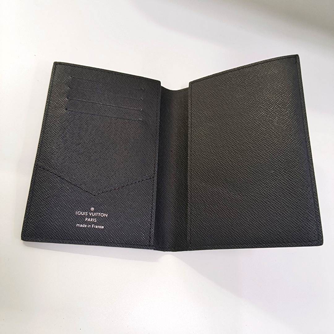 Monogram Coated Canvas Wallet Gray