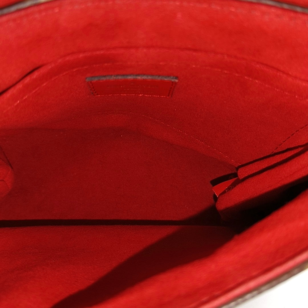 LOCKY BB Monogram Coated Canvas Red