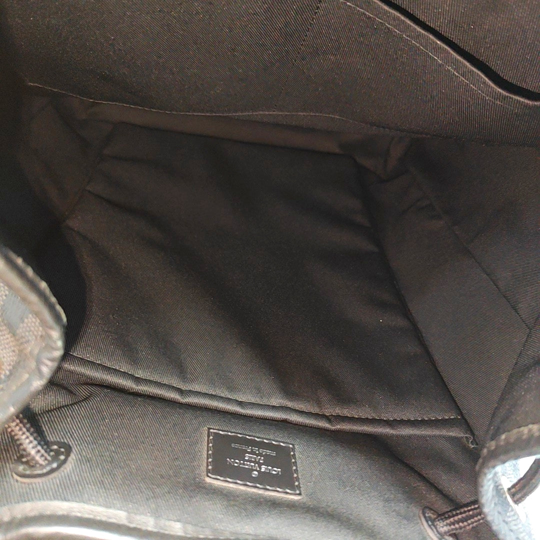 ZACK Damier Graphite Coated Canvas Gray