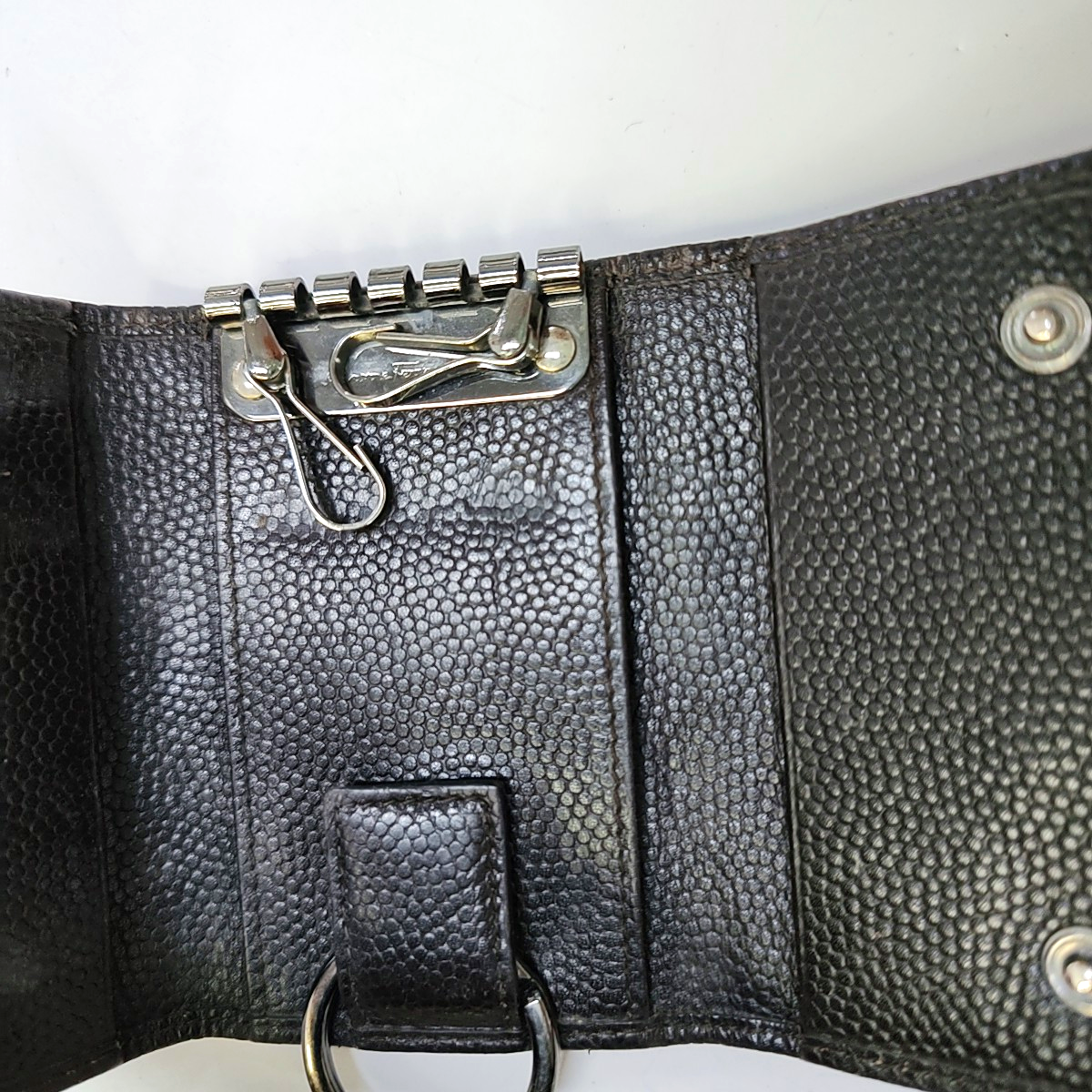 Calfskin Key Pouch Brown