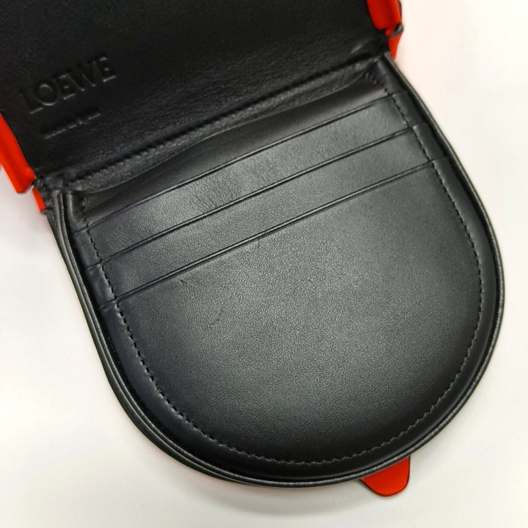 Heel Small Calfskin Orange