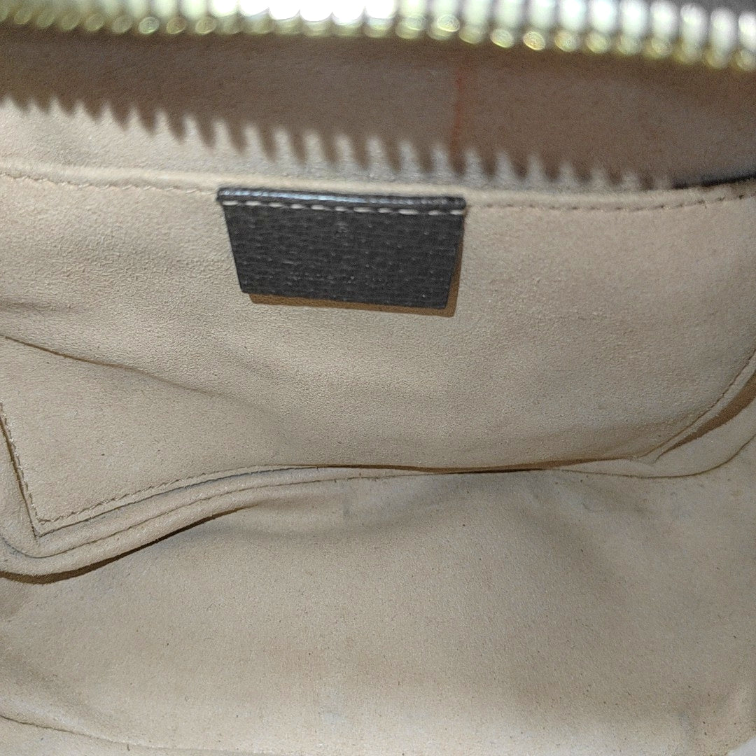 Ophidia Mini Monogram Coated Canvas Beige