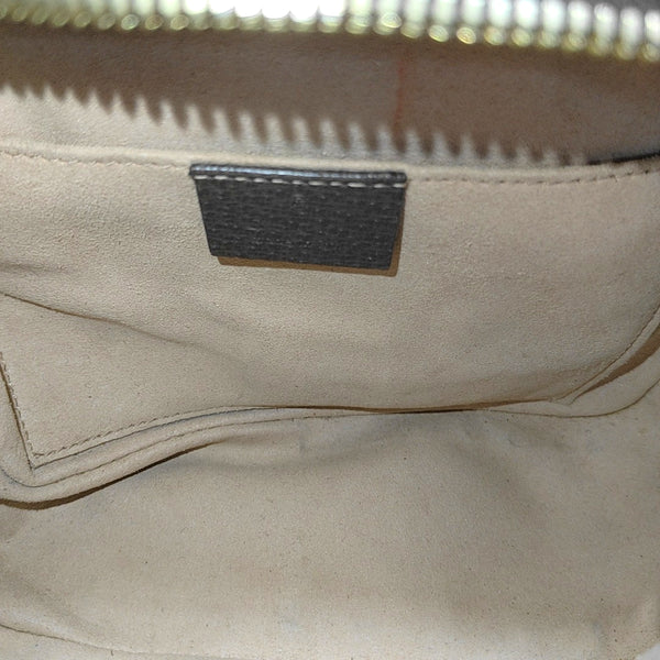 Ophidia Mini Monogram Coated Canvas Beige