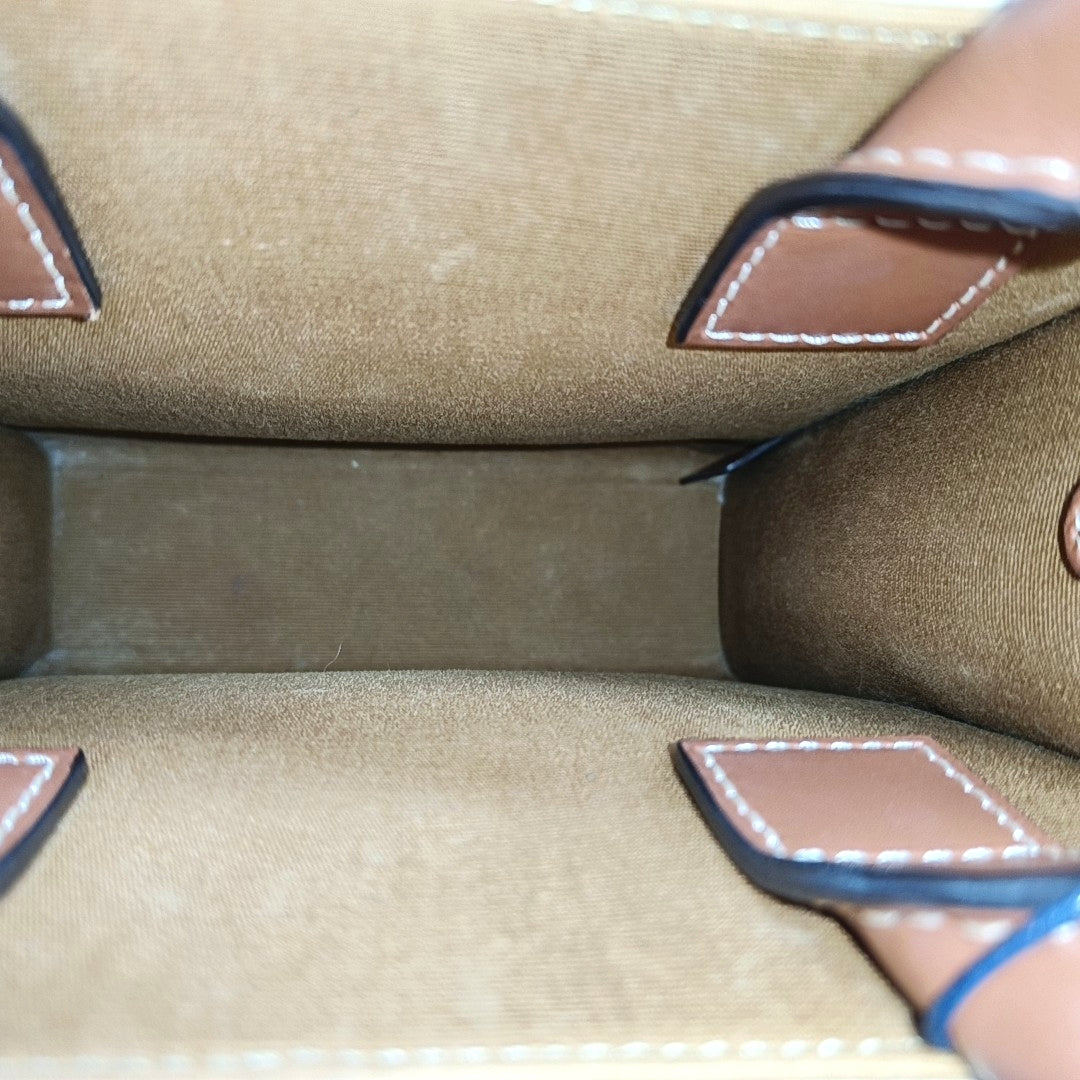 CABAS CELINE Mini Coated Canvas White