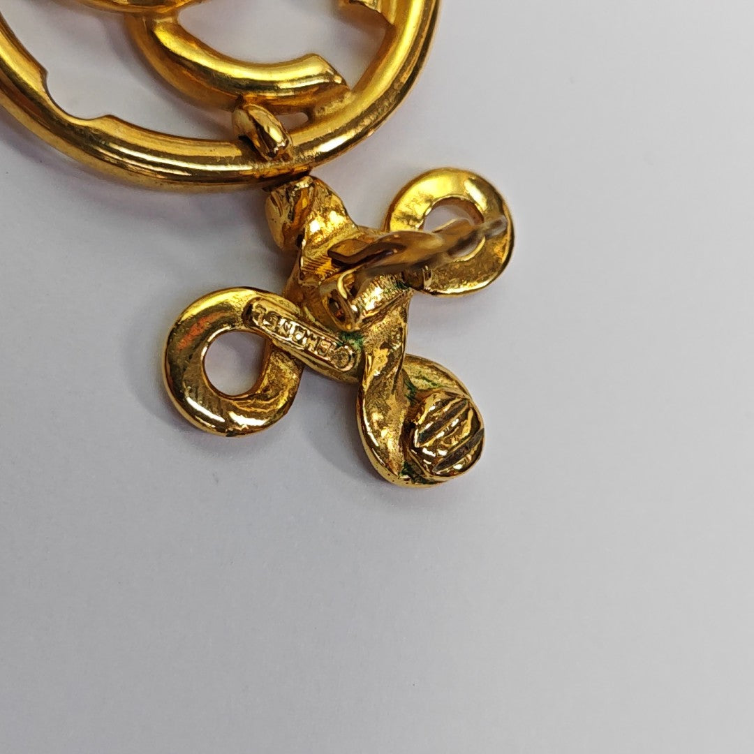 Metal Gold Clip On Earrings