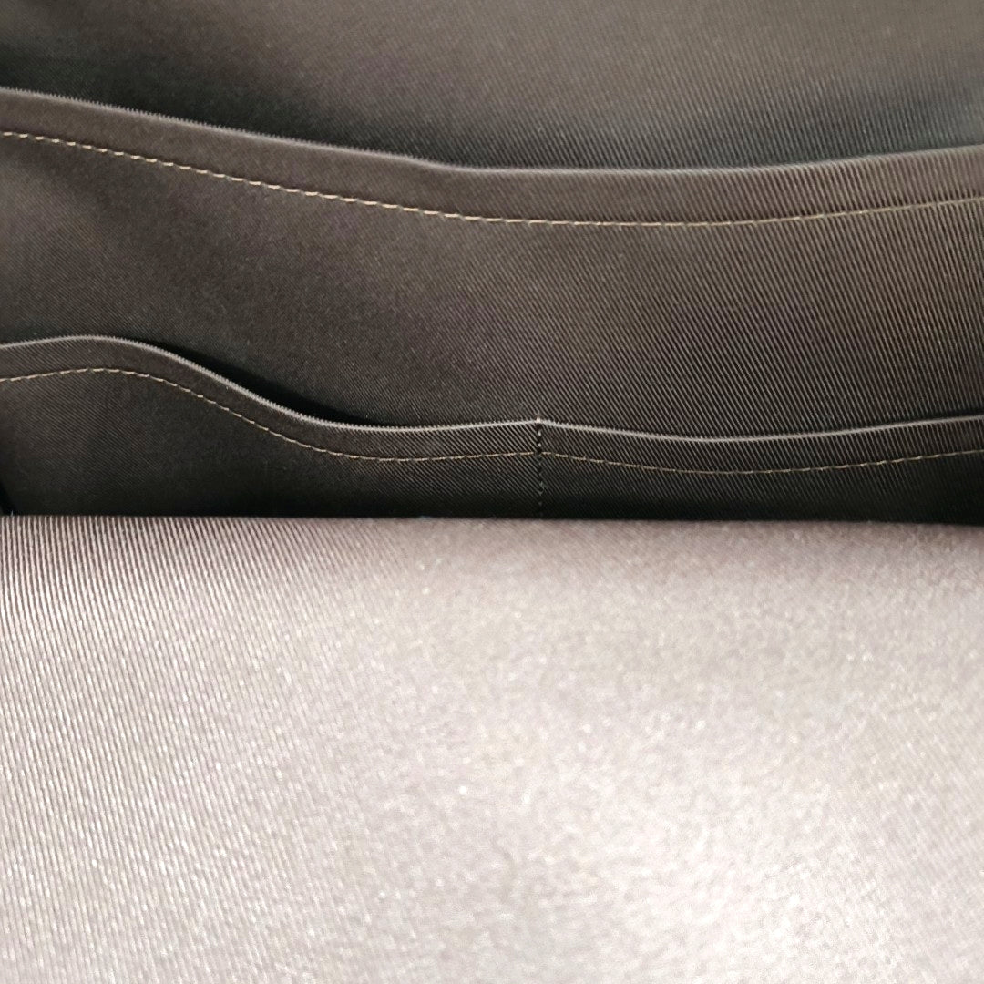 JOSH Monogram Coated Canvas Brown