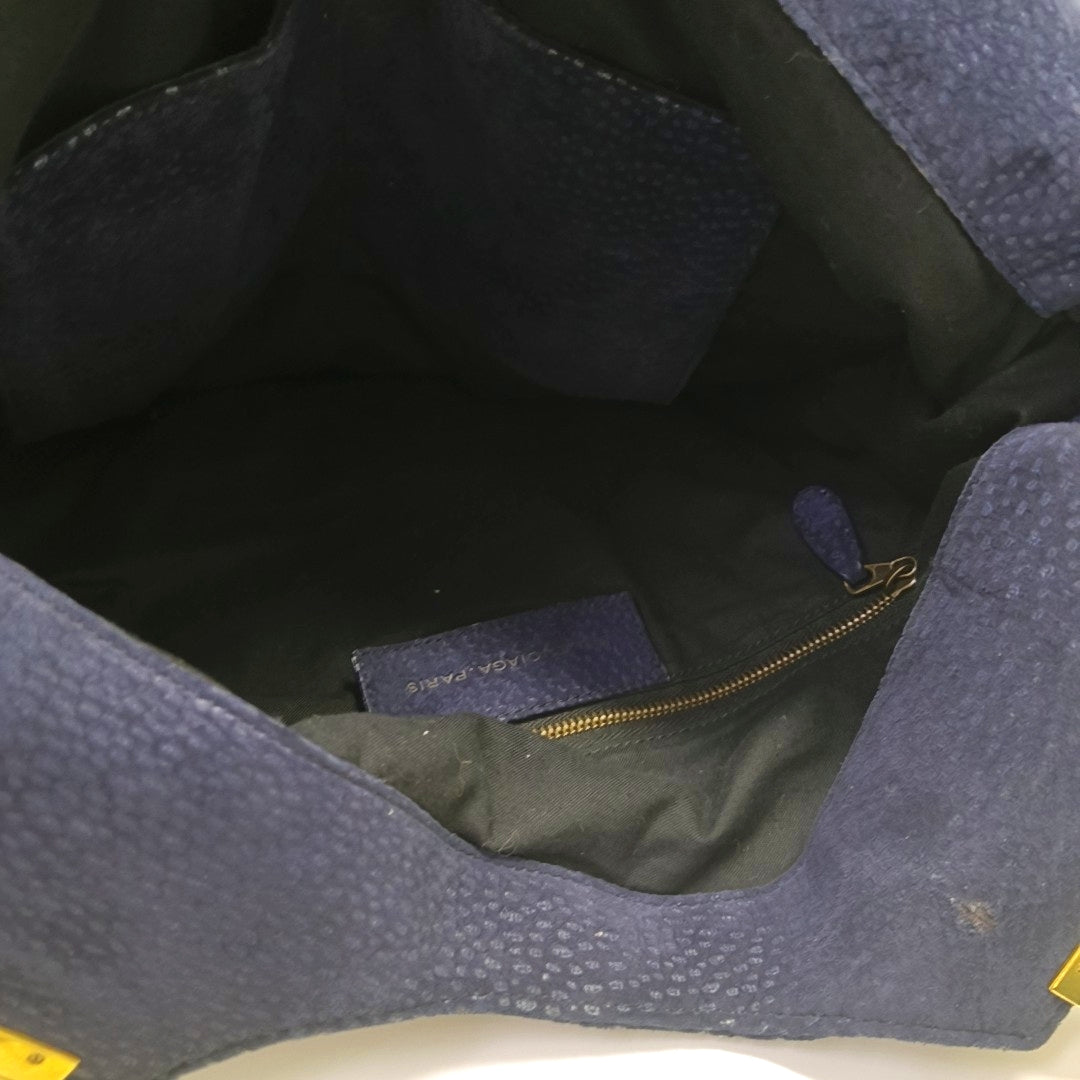 Fabric Tote Bag Blue