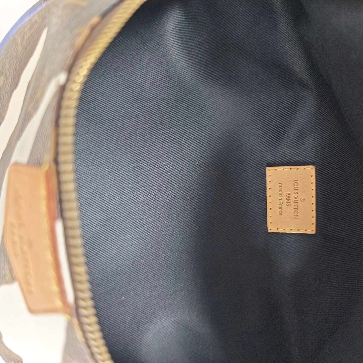 BUMBAG Monogram Coated Canvas Brown