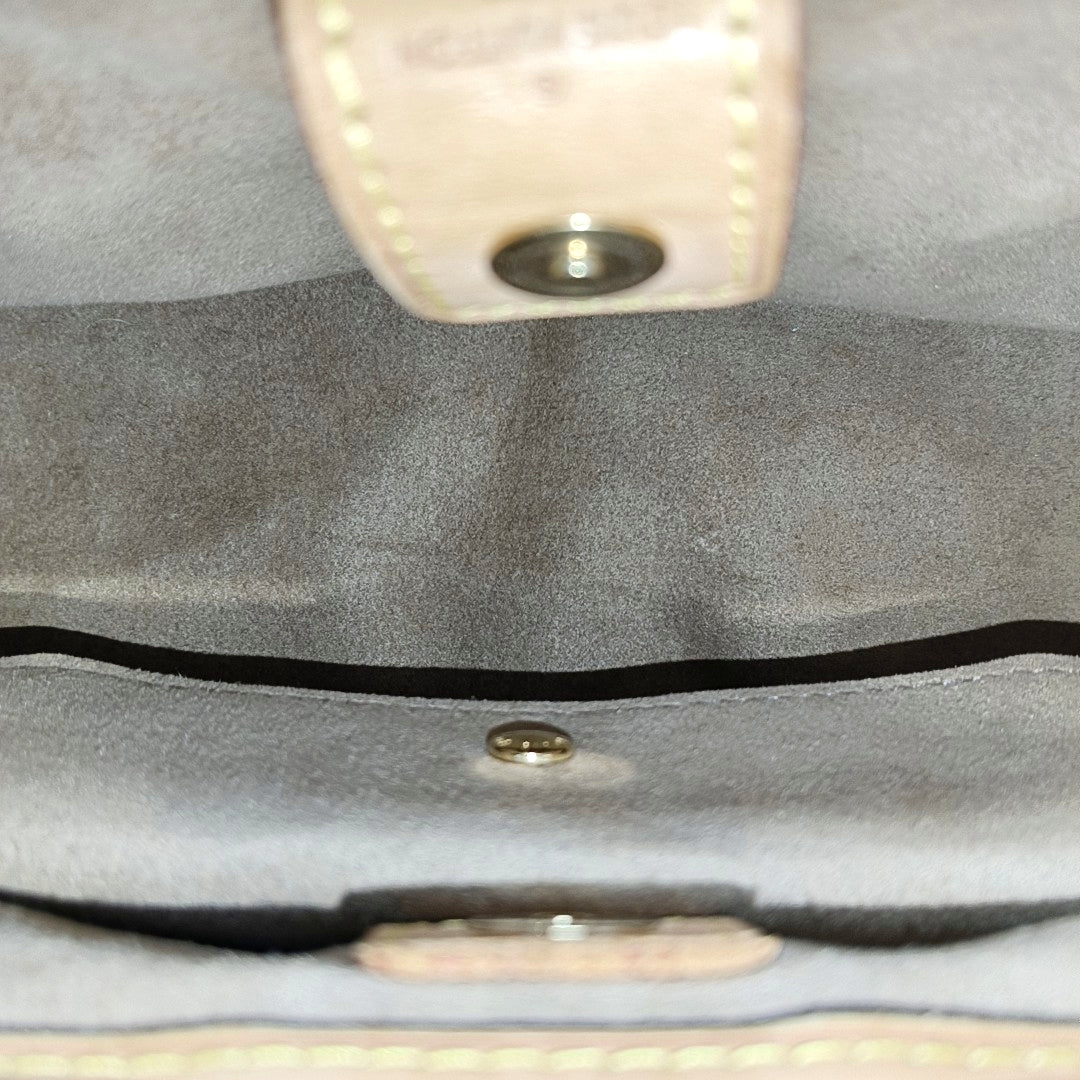 JUDY PM Monogram Coated Canvas Black