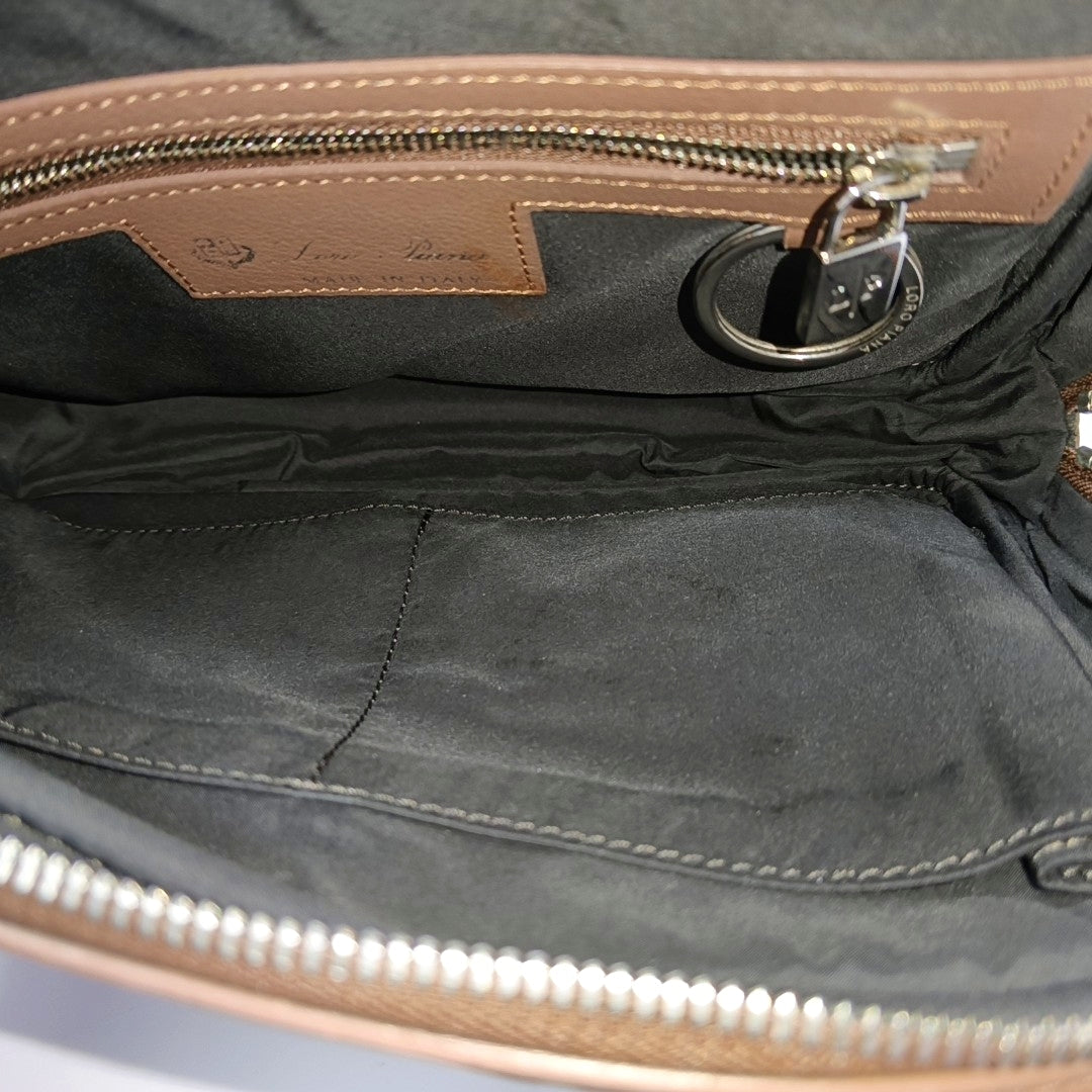 Calfskin Clutch Beige