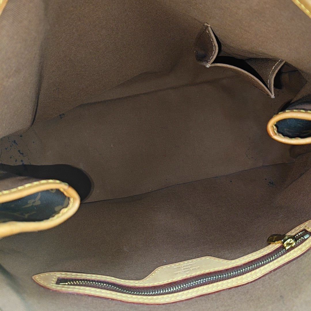 BATIGNOLLES GM Monogram Coated Canvas Brown