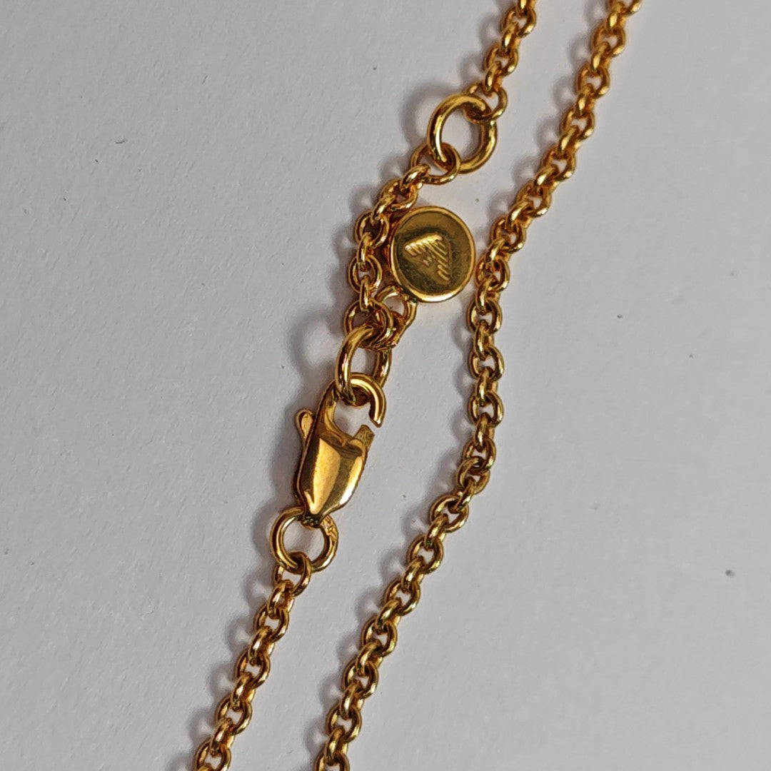 925 Sterling Silver Gold Necklace