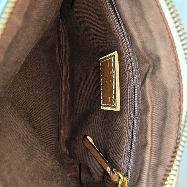 Canvas Top Handle Bag Beige