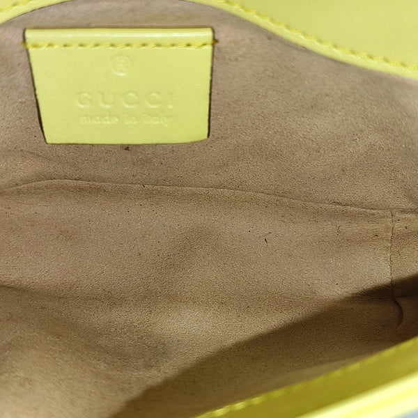 GG Marmont Mini Quilted Calfskin Yellow