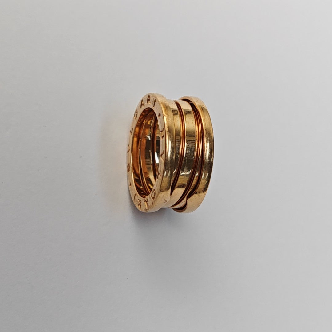 B.ZERO1 18k Rose Gold Ring EU 51
