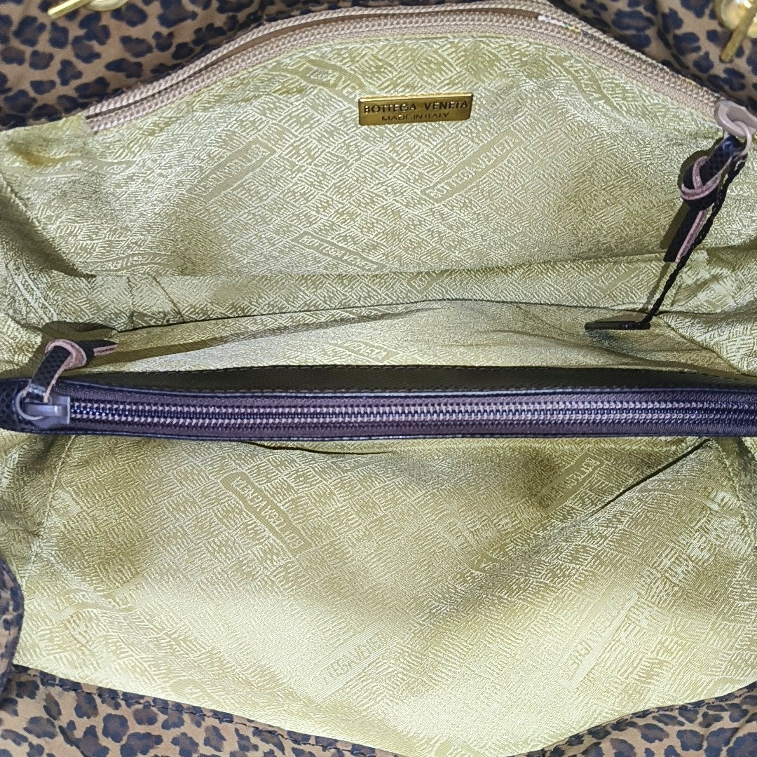 Fabric Tote Bag Brown