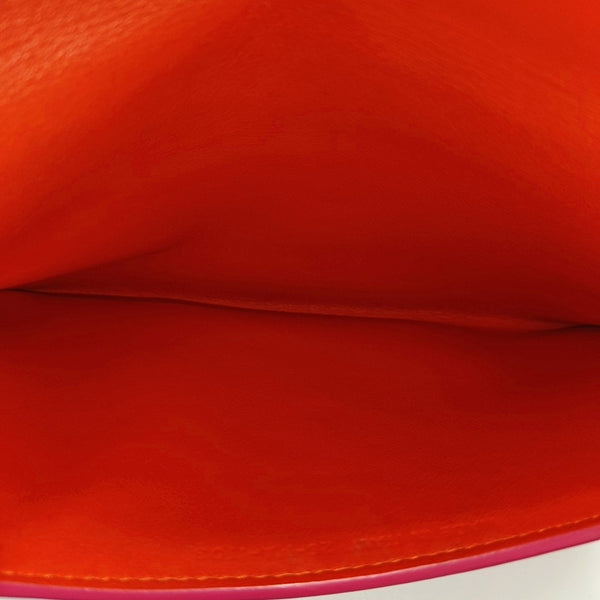 Calfskin Clutch Red