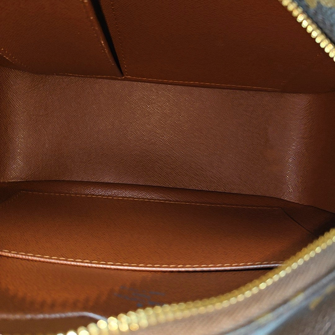 CITE MM Monogram Coated Canvas Brown