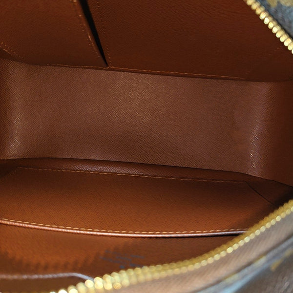 CITE MM Monogram Coated Canvas Brown