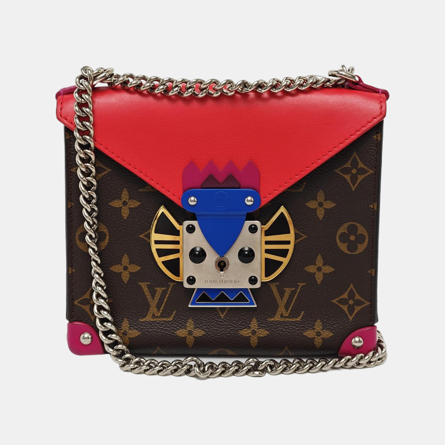TRIBAL MASK PM Monogram Coated Canvas Brown