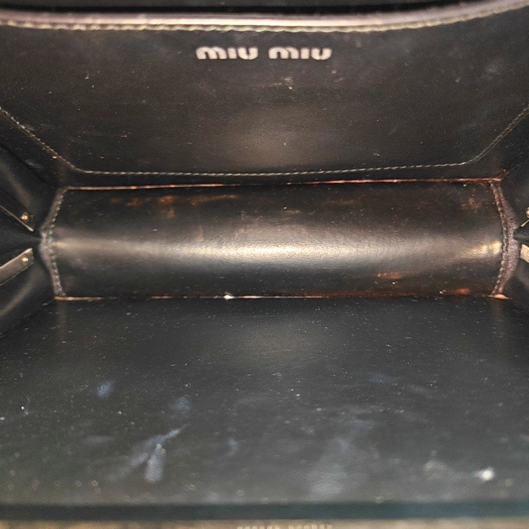 Calfskin Shoulder Bag Black