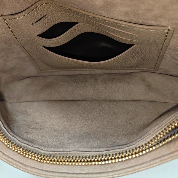 IVY Monogram Calfskin Gray