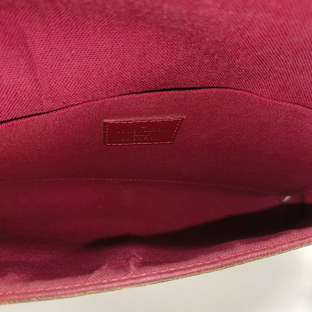 FÉLICIE Monogram Coated Canvas Brown