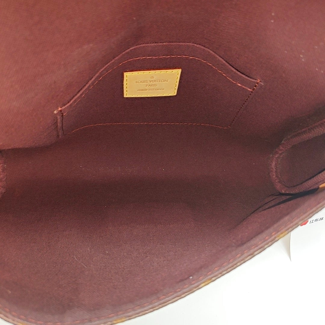 FAVORITE PM Monogram Coated Canvas Brown