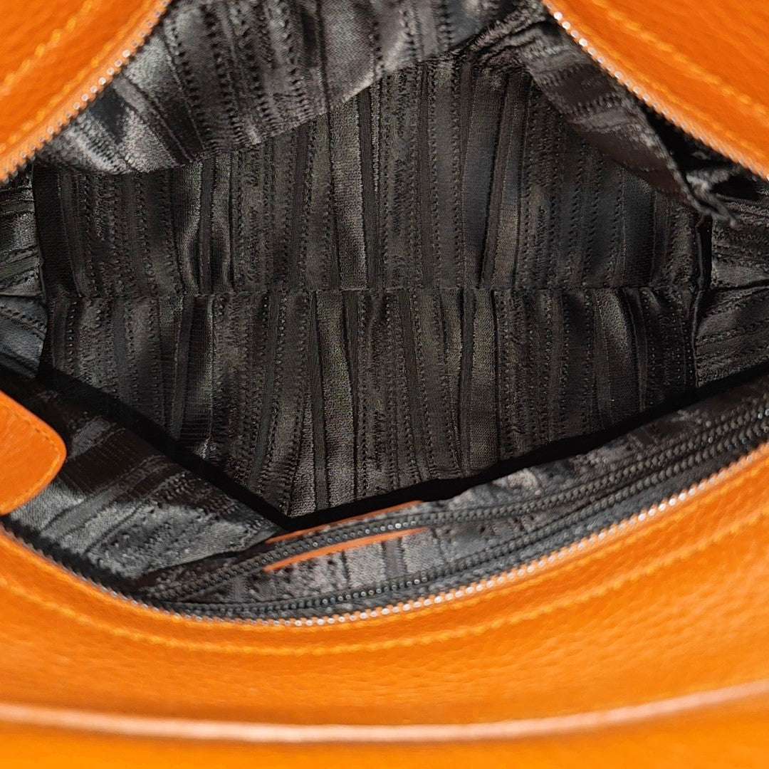 Sophia Medium Calfskin Orange
