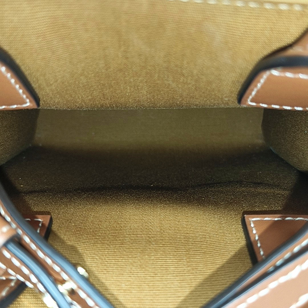 CABAS CELINE Mini Coated Canvas Brown