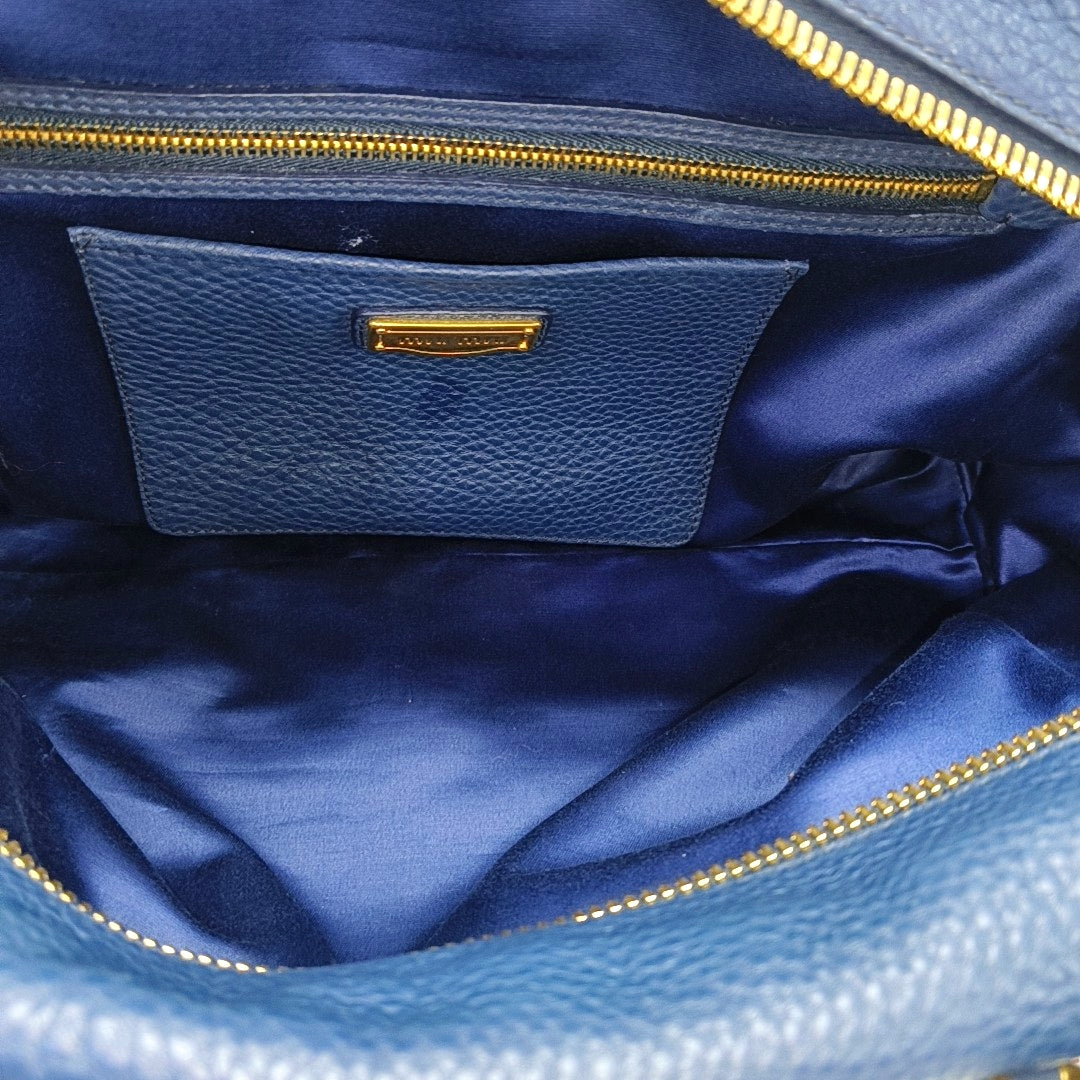 Vitello Calfskin Blue