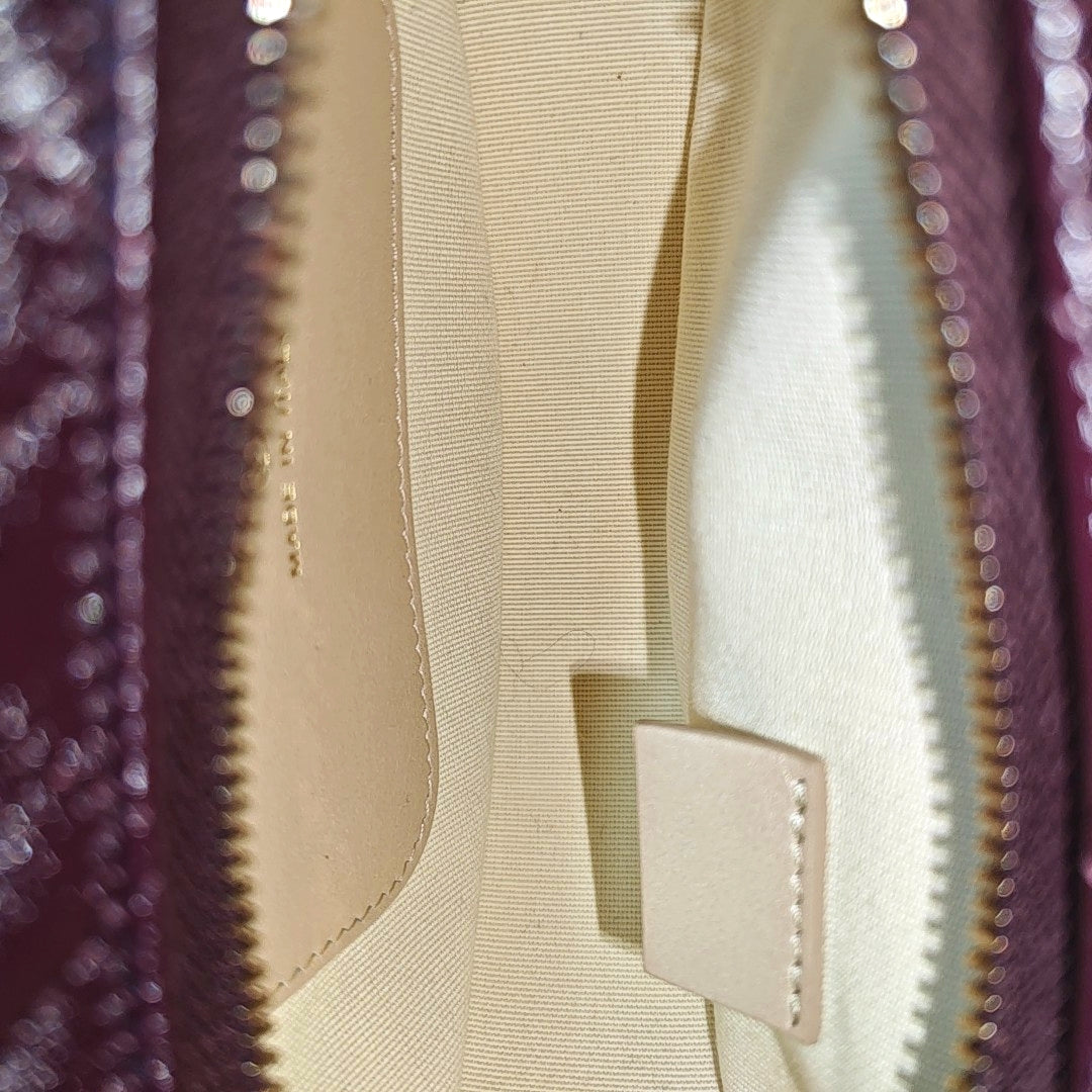 Quilted Calfskin Red