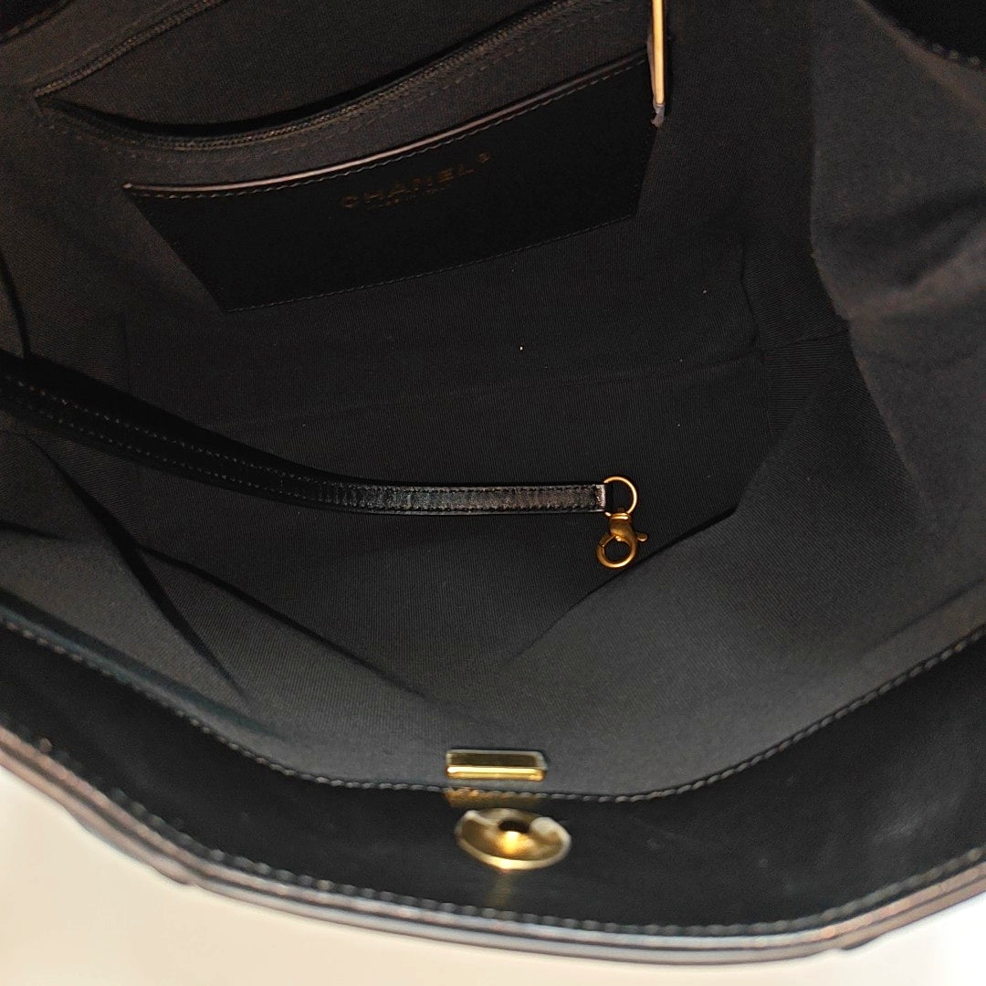 Quilted Lambskin Black