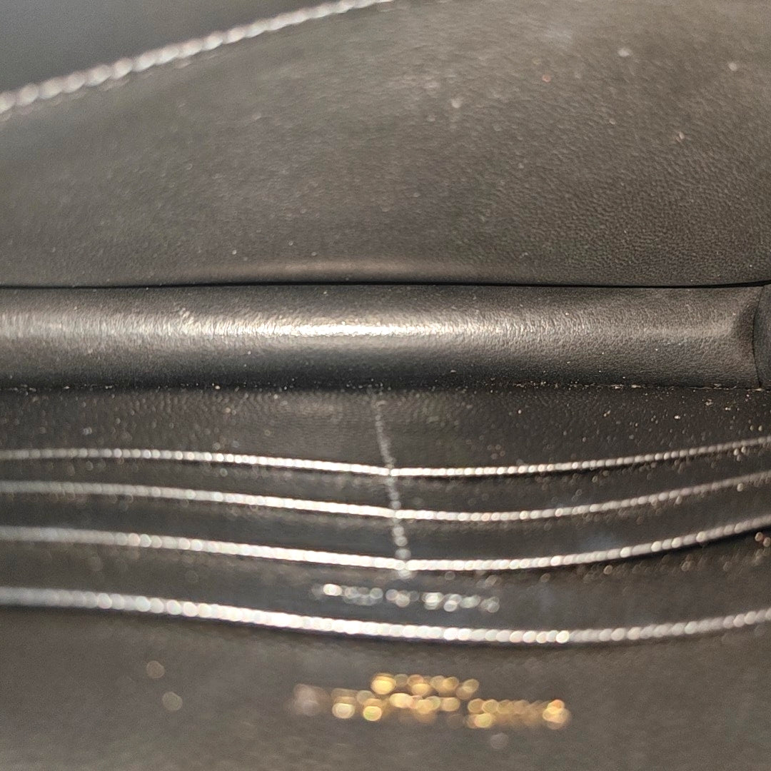 MONOGRAM WOC Chevron Calfskin Black