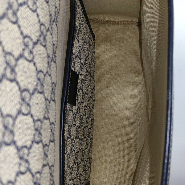 Monogram Coated Canvas Shoulder Bag Beige