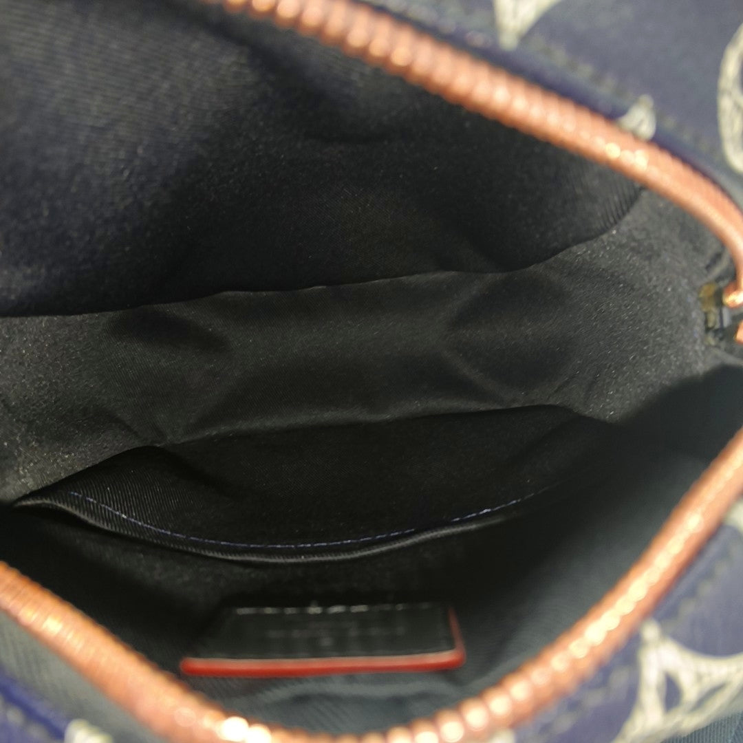 DANUBE PM Monogram Coated Canvas Blue