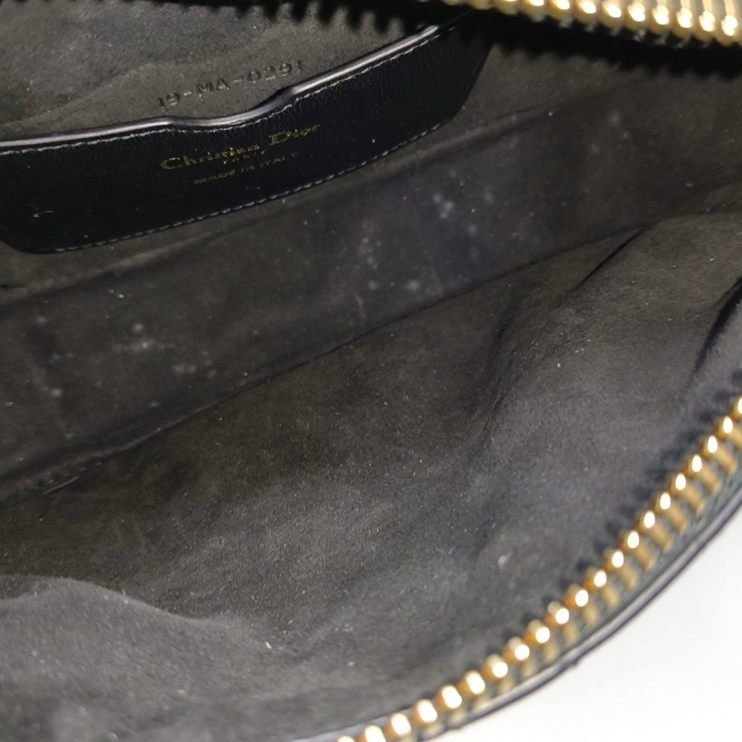 Dior Vibe Hobo Quilted Lambskin Black