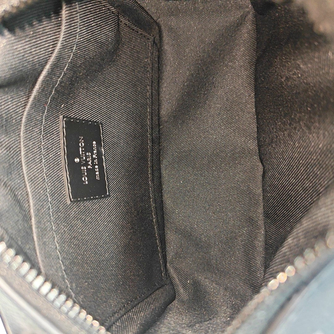 SOFT TRUNK Mini Monogram Coated Canvas Black