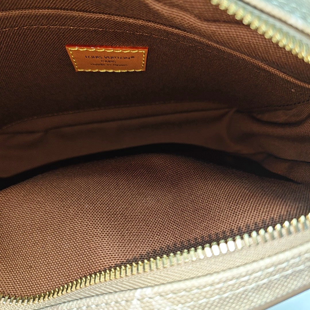 NIL Monogram Coated Canvas Green