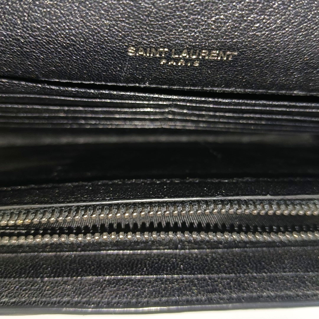 MONOGRAM Medium Chevron Calfskin Black
