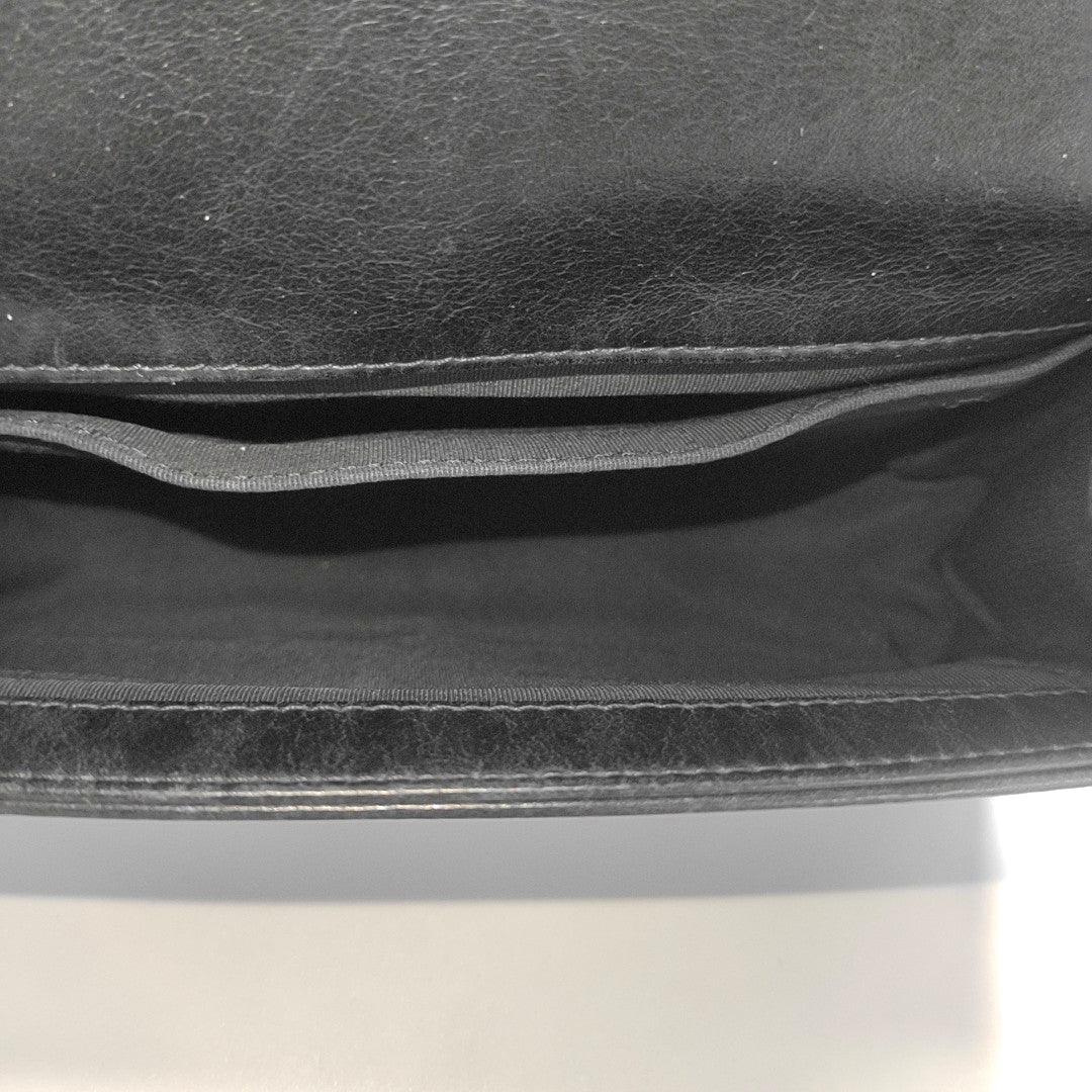 BOY CHANEL Medium Quilted Calfskin Black
