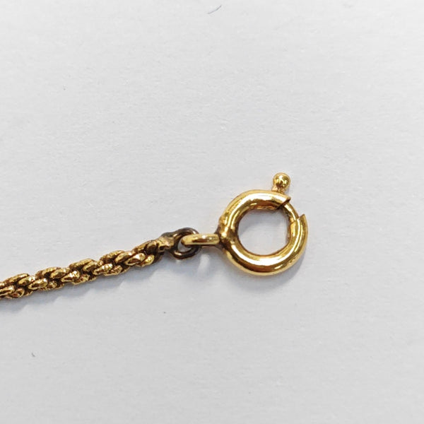 Petit CD Metal Gold Necklace