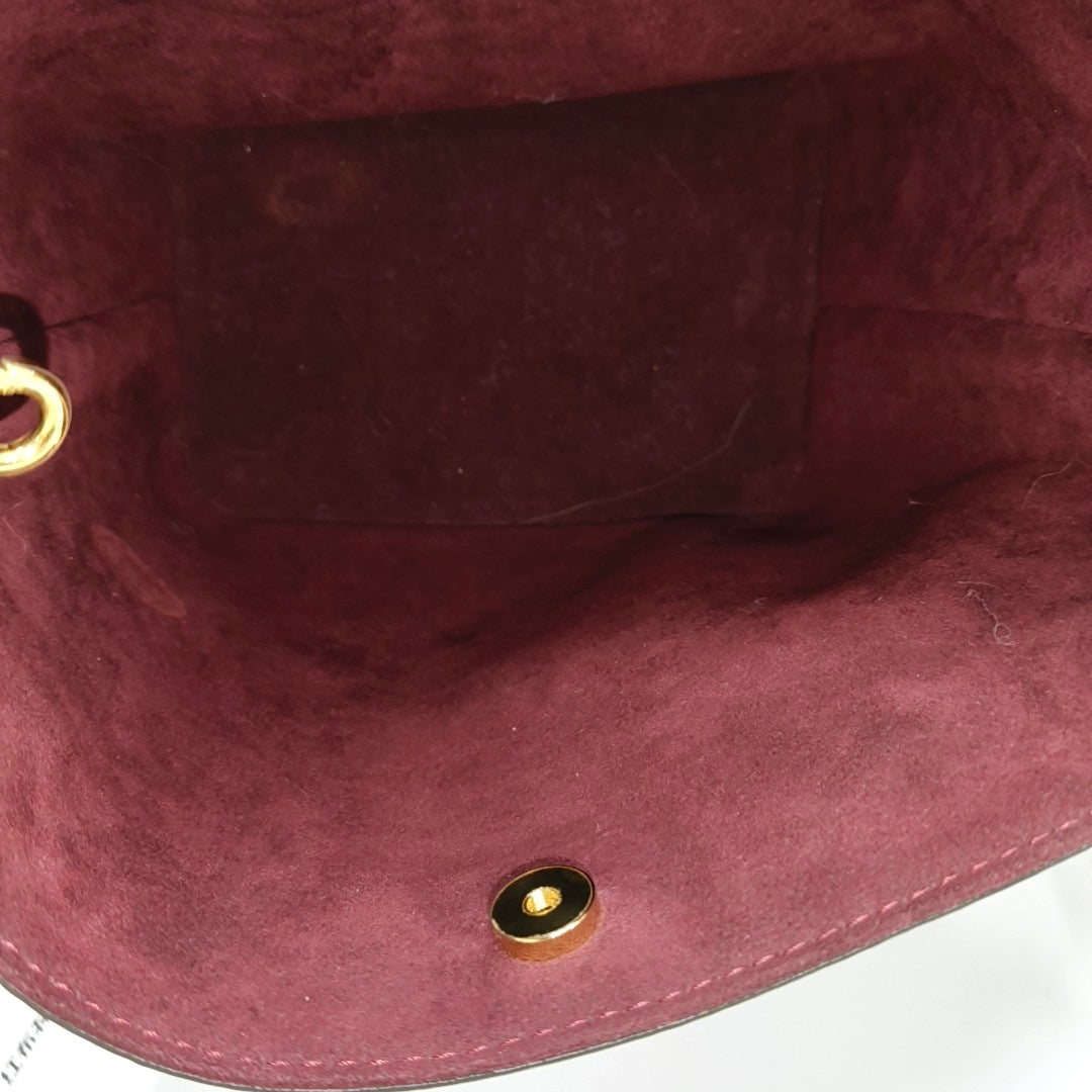 ALL IN BB Monogram Coated Canvas Brown
