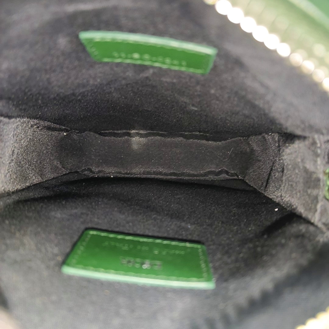 World Tour Oblique Calfskin Green