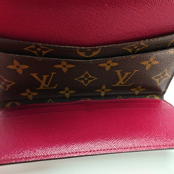JOSÉPHINE Monogram Coated Canvas Brown Wallet