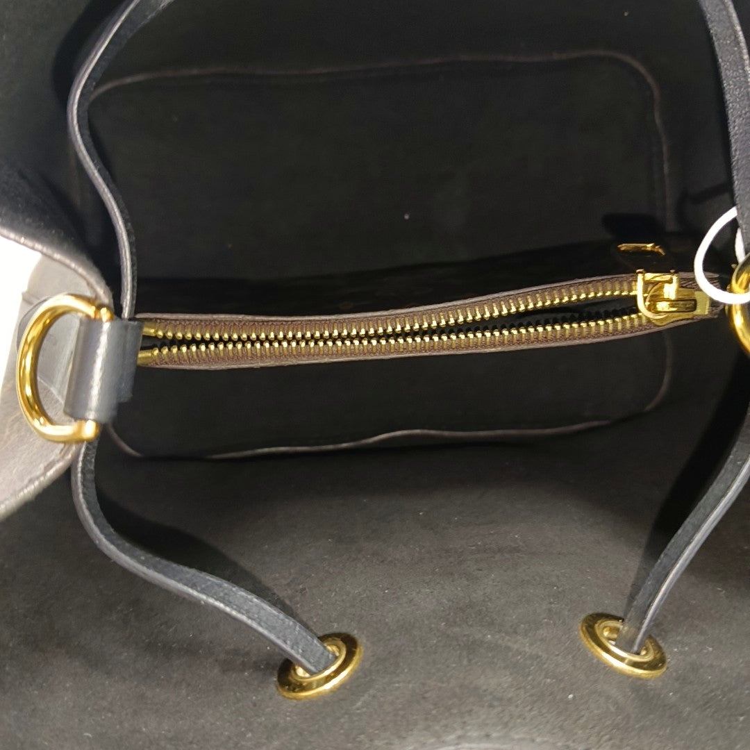 NÉONOÉ MM Monogram Coated Canvas Brown